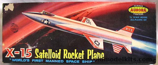 Aurora 1/48 X-15 Satelloid Rocket Plane, 120-98 plastic model kit